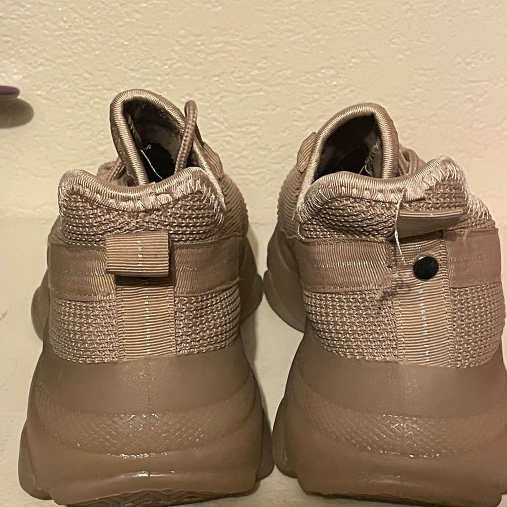 Tan ladies athletic shoes